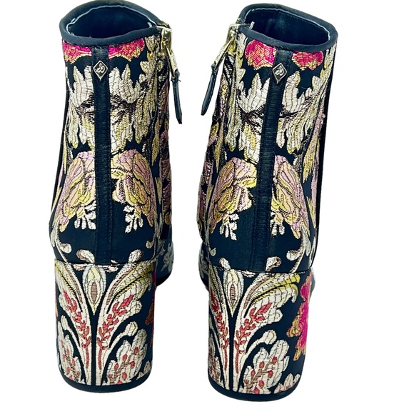 Sam Edelman women's Taye Jacquard floral embroidered ankle booties size 6.5 NWT - Picture 6 of 15